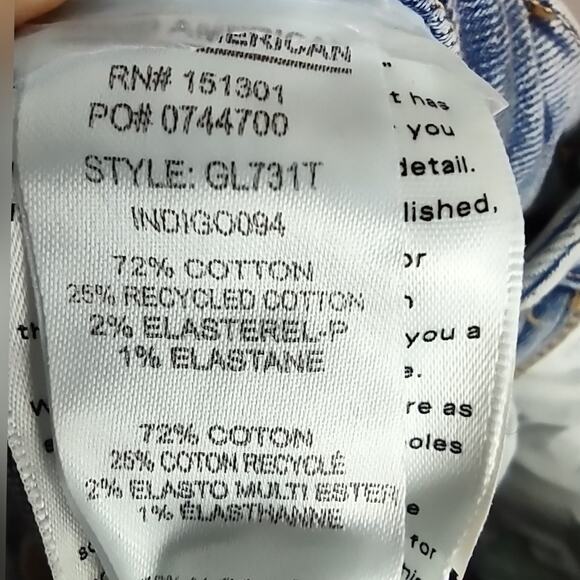 Good American Good Legs Skinny Distressed in Indigo Size 6/28 - Picture 12 of 16